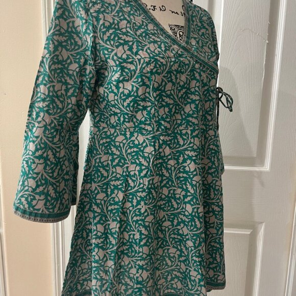 Bohemian mini dress Indian Summer21 by Gulap Chand Dress Size Medium - Picture 4 of 16